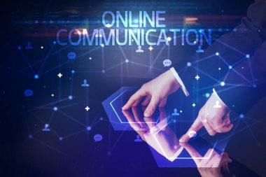ONLINE COMUNICATION yazıtları, yeni medya kavramı ile sosyal ağlarda gezinme