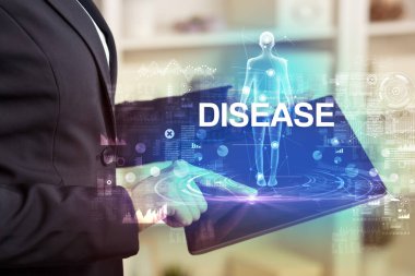 DisseASE yazıtlı elektronik tıbbi kayıt, tıbbi teknoloji konsepti