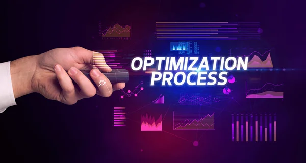 Optimization Process வயர றநகர — ஸ்டாக் புகைப்படம்