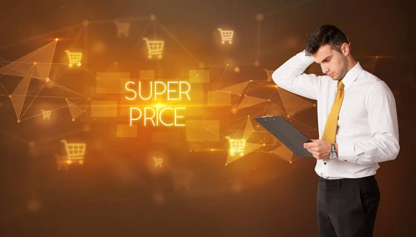 아이콘 Super Price 온라인 컨셉트 — 스톡 사진