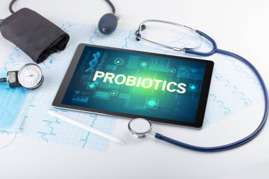 PROBIOTICS yazıtlı tablet bilgisayar ve tıbbi malzemeler, önleme kavramı
