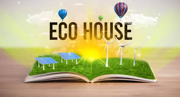 Eco 하우스 에너지 — 스톡 사진