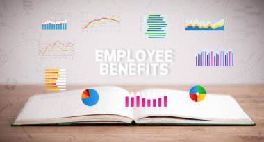 EMPLOYEE BENEFITS yazıtları, yeni iş konsepti