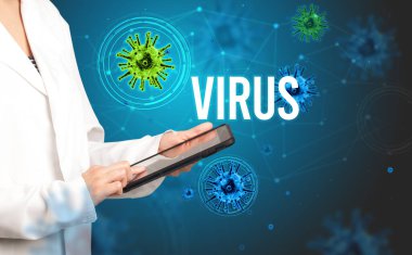 Doktor, VIRUS yazıtları ve salgın konseptiyle reçete yazıyor.