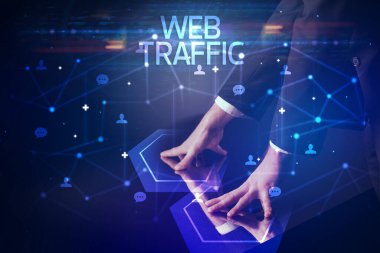 WEB TRAFFIC yazıtları ve yeni medya konsepti ile sosyal ağlarda gezinme