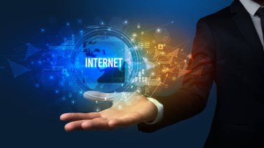 Zarif el ele tutuşma Interpol yazıtları, dijital teknoloji kavramı