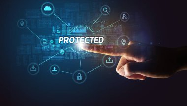 Elle dokunmak PROTECTED yazıtları, Siber Güvenlik kavramı