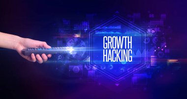 GROWTH Hackleme yazıt, siber güvenlik kavramı ile kablosuz çevre