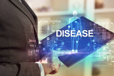 DisseASE yazıtlı elektronik tıbbi kayıt, tıbbi teknoloji konsepti