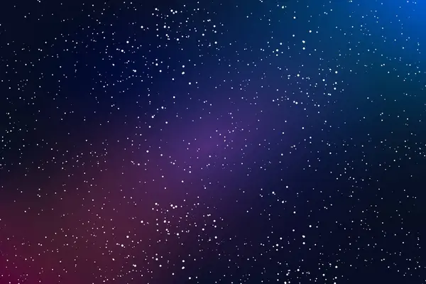 Dış Uzay Yıldızlı Gece Gökyüzü Işıltısı Nebula Evren Galaksi Vektör Stok Illüstrasyon
