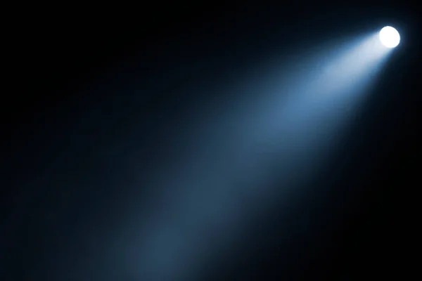 Close Light Beam Isolated Black Background — Stockfoto