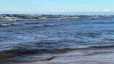 Baltık Denizi Sahili Yaz Dalgaları