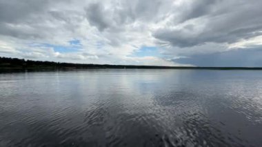 Baltık sahili yaz dalgaları Palanga Klaipeda Litvanya