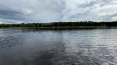 Baltık sahili yaz dalgaları Palanga Klaipeda Litvanya