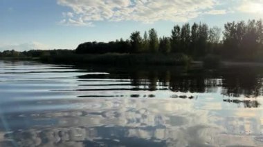 Baltık sahili yaz dalgaları Palanga Klaipeda Litvanya