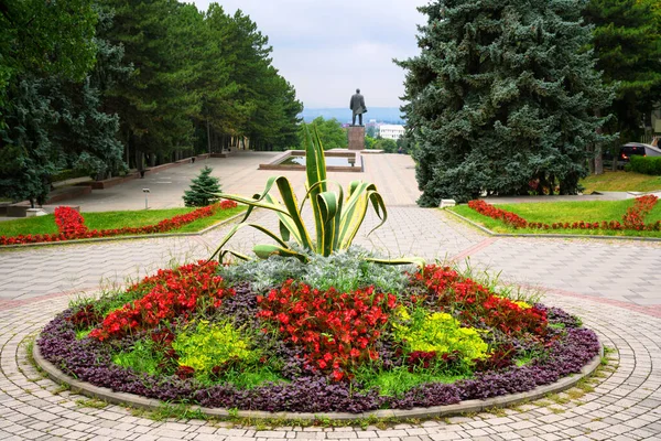 Landscape Design Pyatigorsk Russia Beautiful Scenery Cascade Stairway Flowers Pyatigorsk — Foto de Stock