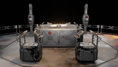 Kontrol odasındaki bilgisayar ana bilgisayarının görüntüsü 3D görüntüleme teknolojisi duvar kağıdı arkaplanı