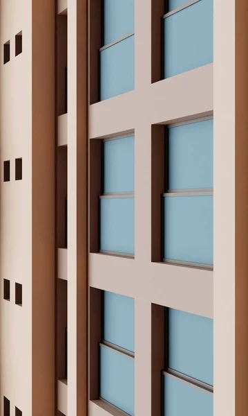 Вид Скло Вікна Сучасна Будівля Готелю Візуальний Архітектура Шпалери Фони — стокове фото