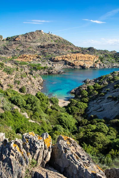 Cap Creus Pobřeží Krásná Pláž Costa Brava Španělsko — Stock fotografie