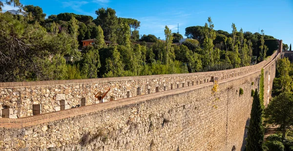 Pasear Por Las Murallas Girona Cataluña España — Foto de Stock