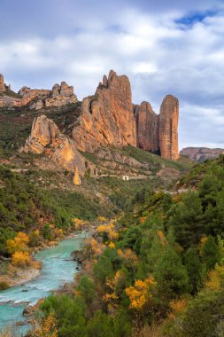 Mallos de Riglos- Aragon, Huesca Bölgesi, İspanya