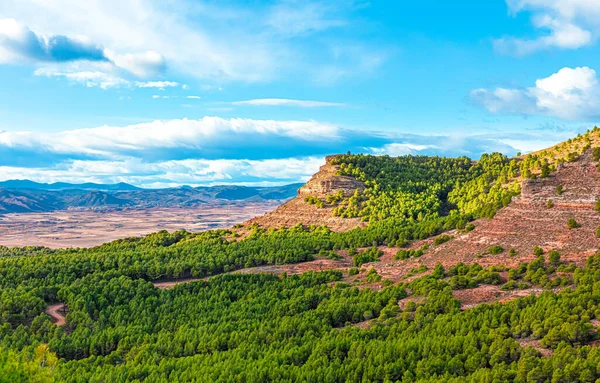 Sierra Armantes Manzarası Spanya Aragon Saragossa Ili — Stok fotoğraf
