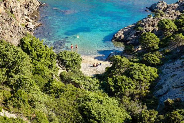 Piękna Plaża Costa Brava Katalonia Hiszpanii — Zdjęcie stockowe