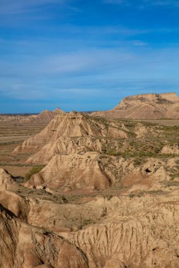 Bardenas gerçekten, Navarra İspanya 'da.