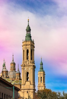 Saragossa, Aragon, İspanya - Zaragoza, bazilika