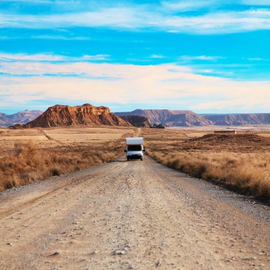 Çölde Morohome (İspanya 'da Bardenas Reales)