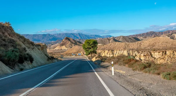 Asphalt Road Andalusia Spain — Stockfoto