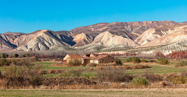 Andalusia Panorama Countryside Landscape Gorafe — Foto Stock