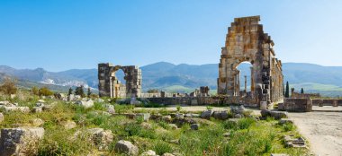 Famous archaeologic site,  Meknes province in Morocco
