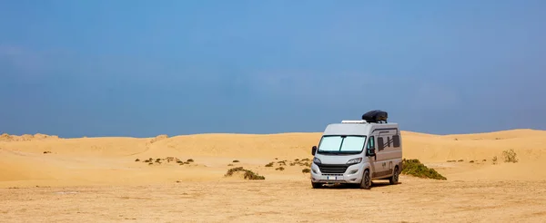 Камперван Пустелі Марокко — стокове фото