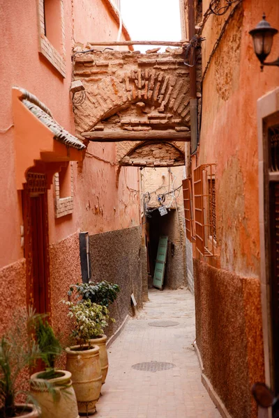 Typisk Gata Marrakech Marocko — Stockfoto