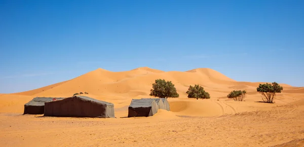 サハラ砂漠の砂丘 ムルズガ モロッコ — ストック写真