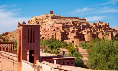 Ait Ben haddou, Fas 'ta, Ouarzazate yakınlarında.