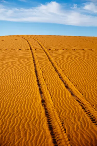 Dobrodružství Exkurze 4X4 Poušti Sahara — Stock fotografie