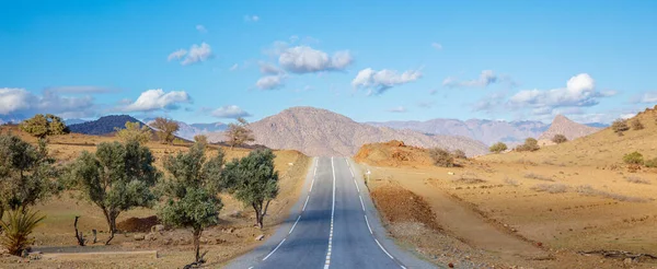 Sivatagi Road Marokkó — Stock Fotó