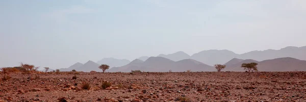モロッコ砂漠の風景のパノラマビュー モロッコ — ストック写真