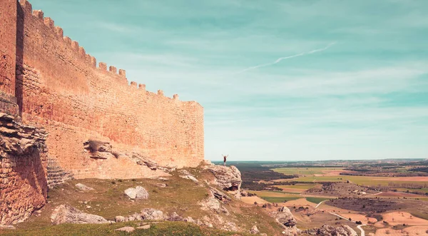 Gormaz Castle Panoramic View Soria Province Spain Castile Leon — Stock Photo, Image