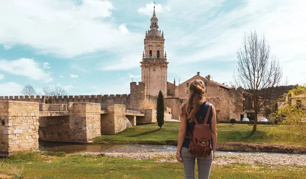 Tourismus Burgo Osma Spanien Kastilien Und León — Stockfoto