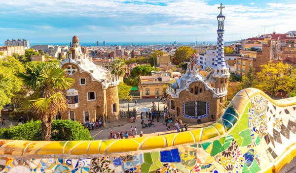 Spain- Park Guell in Barcelona