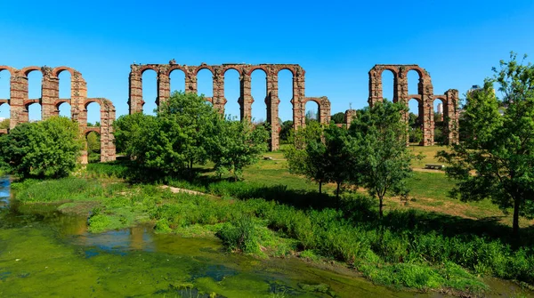 Most Rzymski Merida Estremadura Hiszpanii — Zdjęcie stockowe