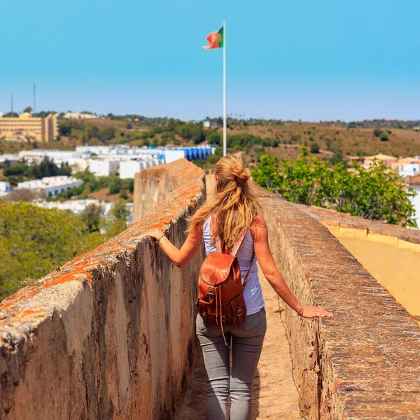 Touriste Femme Portugal — Photo