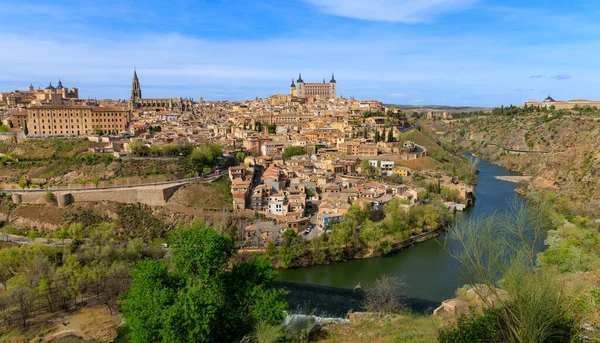 Panoramic View Toledo City Spain — Stock Photo, Image