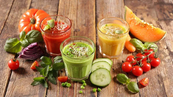 stock image detox vegetable juice and fresh ingredients