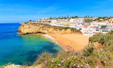 güzel bir Portekiz algarve plaj 