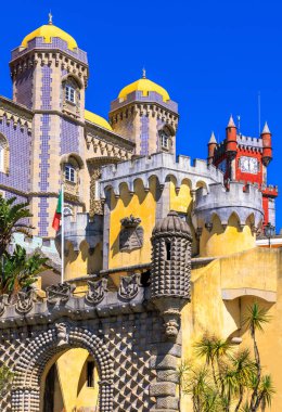 Palace da Pena - Sintra, Lisboa, Portekiz - Avrupa seyahati Avril 2023