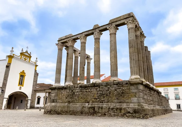 Templo Romano Templo Diana Portugal Évora — Fotografia de Stock